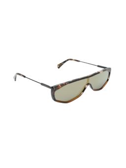 McPherson & Valentine - Unisex Polarised & UV Protected Brown Lens Rectangle Sunglasses (134)