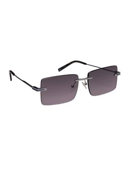 McPherson & Valentine - Unisex Polarised & UV Protected Purple Lens Rectangle Sunglasses (56)