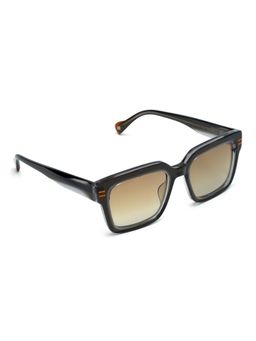 McPherson & Valentine - Unisex Polarised & UV Protected Brown Lens Rectangle Sunglasses (52)