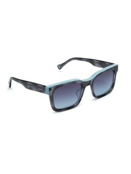 McPherson & Valentine - Unisex Polarised & UV Protected Black Lens Rectangle Sunglasses (53)
