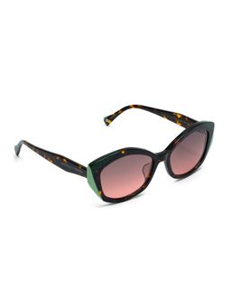 McPherson & Valentine - Women Polarised & UV Protected Pink Lens Round Sunglasses (55)