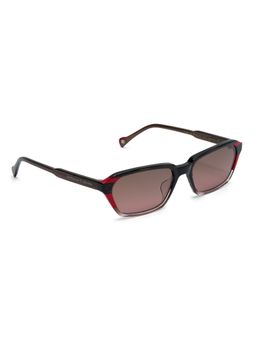 McPherson & Valentine - Unisex Polarised & UV Protected Brown Lens Aviator Sunglasses (56)