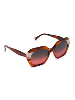 McPherson & Valentine - Women Polarised & UV Protected Multi-Color Lens Round Sunglasses (54)