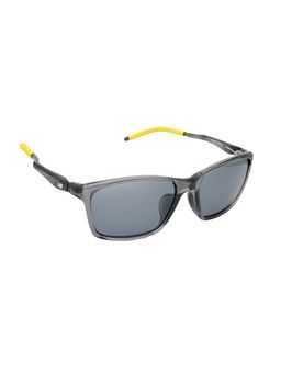 New Balance - Unisex Polarised & UV Protected Sports Grey Lens Rectangle Sunglasses (57)