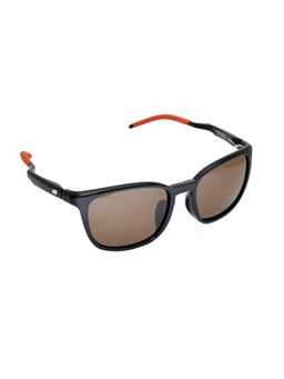 New Balance - Unisex Polarised & UV Protected Sports Brown Lens Rectangle Sunglasses (55)