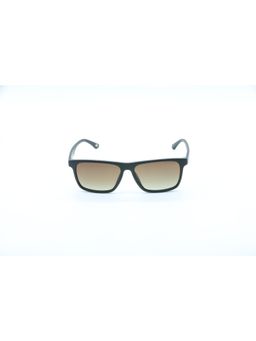 SKECHERS - Brown Acetate Full Rim Rectangle Men Sunglasses (56)