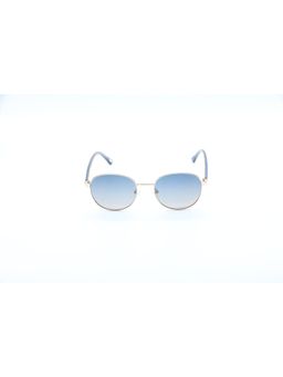 SKECHERS - Blue Metal Full Rim Round Women Sunglasses (51)