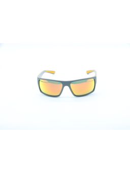 SKECHERS - Red Acetate Full Rim Rectangle Unisex Sunglasses (61)