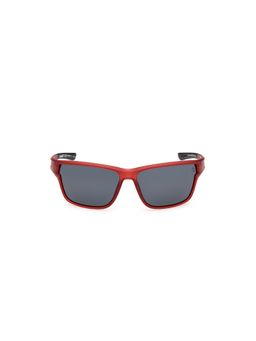 Timberland - Grey Acetate Full Rim Rectangle Men Sunglasses (65)