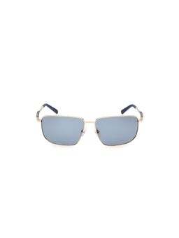 Timberland - Grey Metal Full Rim Rectangle Men Sunglasses (61)