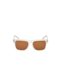 Timberland - Brown Acetate Full Rim Square Unisex Sunglasses (53)