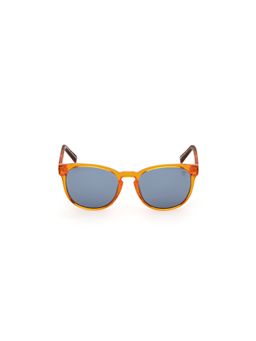 Timberland - Blue Acetate Full Rim Round Unisex Sunglasses (51)