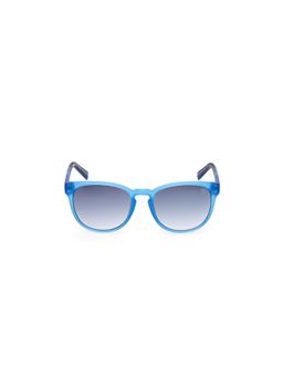 Timberland - Blue Acetate Full Rim Round Unisex Sunglasses (51)