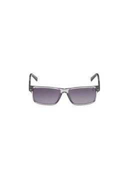 Timberland - Grey Acetate Full Rim Rectangle Unisex Sunglasses (53)