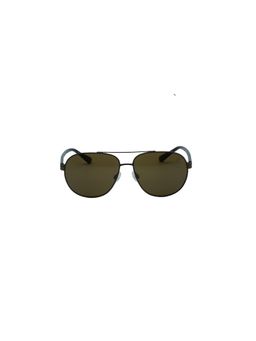 Timberland - Brown Metal Full Rim Aviator Men Sunglasses (60)