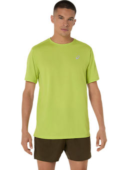 ASICS - Mens Neon Lime Silver Ss T-Shirt