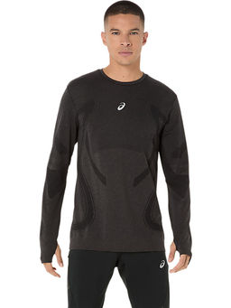 ASICS - Mens Performance Black Road Seamless Ls T-Shirt
