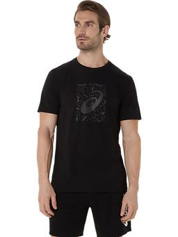ASICS - Mens Performance Black Pop Graphic T-Shirt