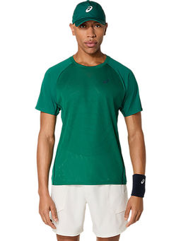 ASICS - Mens Jasper Green Match Actibreeze Ss T-Shirt