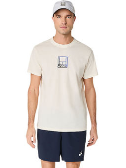 ASICS - Mens Cream Court Core Graphic T-Shirt