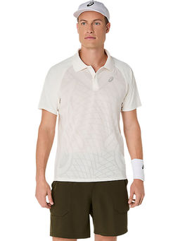 ASICS - Mens Cream Match Actibreeze Polo T-Shirt
