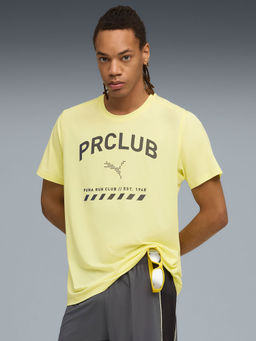 Puma - Mens Sweat-Wicking Graphic Running T-Shirt