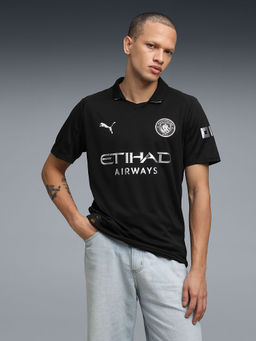 Puma - Manchester City 25/26 Away Mens Replica Jersey Black