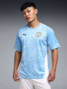 Puma - MCFC Mens Slim Football Jersey Blue