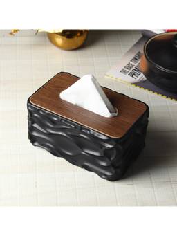 De Maison Decor - Calder Black Tissue Box