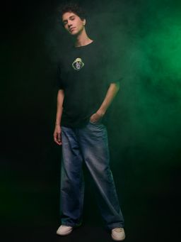 The Souled Store - Official Black Doctor Doom Doomsday Oversized T-Shirt