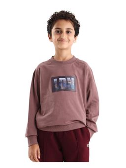 RARE ONES - Pink Crew Neck Printed Sweatshirt