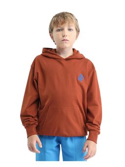 RARE ONES - Rust Crew Neck Solid Sweatshirt