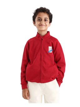 RARE ONES - Red Turtle Neck Solid Sweatshirt