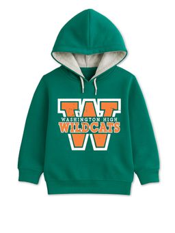 Trampoline - Green Typography Hoodie