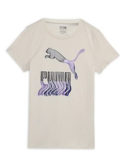 Puma - Girls White T-Shirt
