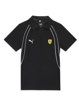 Puma - Ferrari Race Kids Black Polo T-Shirt