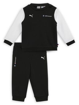 Puma - Bmw Mms Essentials Toddler Kids Black Sweatshirt with Pant (Set of 2)