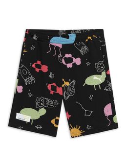Puma - Classics Graphic Kids Black Shorts