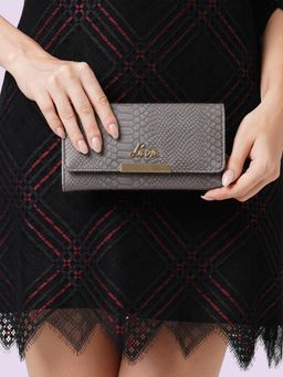 Lavie - Women's Croco Trifiano Trifold Large Wallet (L)