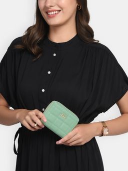 Lavie - square flap women's small wallet (Mint) (S)