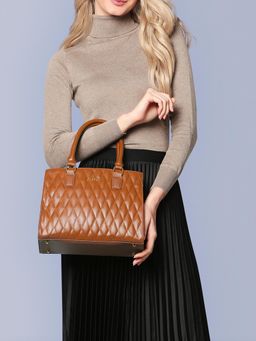 Lavie - Women's Stitch Shelly Medium Satchel Handbag (M)
