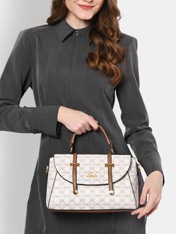 Lavie - Women's Mono Beech Flap Large Satchel Handbag (L)