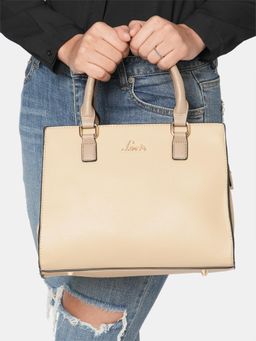 Lavie - Shelly Womens Medium Satchel (Beige) (M)