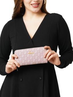 Lavie - Women's Sacy Monogram Print Large Zip Around Wallet (L)