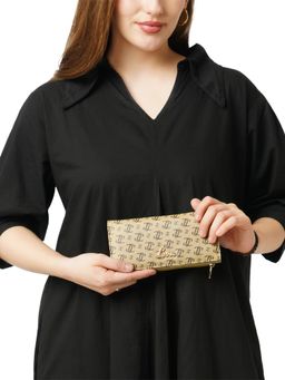 Lavie - Women's Safain Monogram Print Large Bifold Wallet (L)