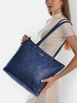 Lavie - Women's Python Pavo Vertical Large Tote Handbag (L)