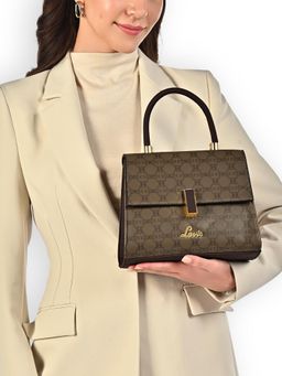 Lavie - Women's Monoprint Gypsy Flap Medium Satchel Handbag (M)