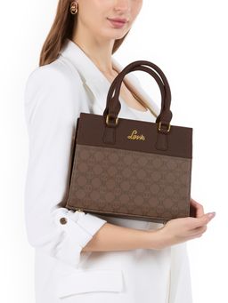 Lavie - Women's Mono Salma Satchel Handbag (Coffee) (S)