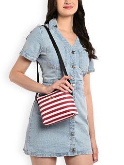 Lavie - Women's Tessie Bloom Stripe Small Sling Bag