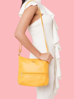 Lavie - Moritz Pebble Texture Women Sling(Ochre) (One Size)